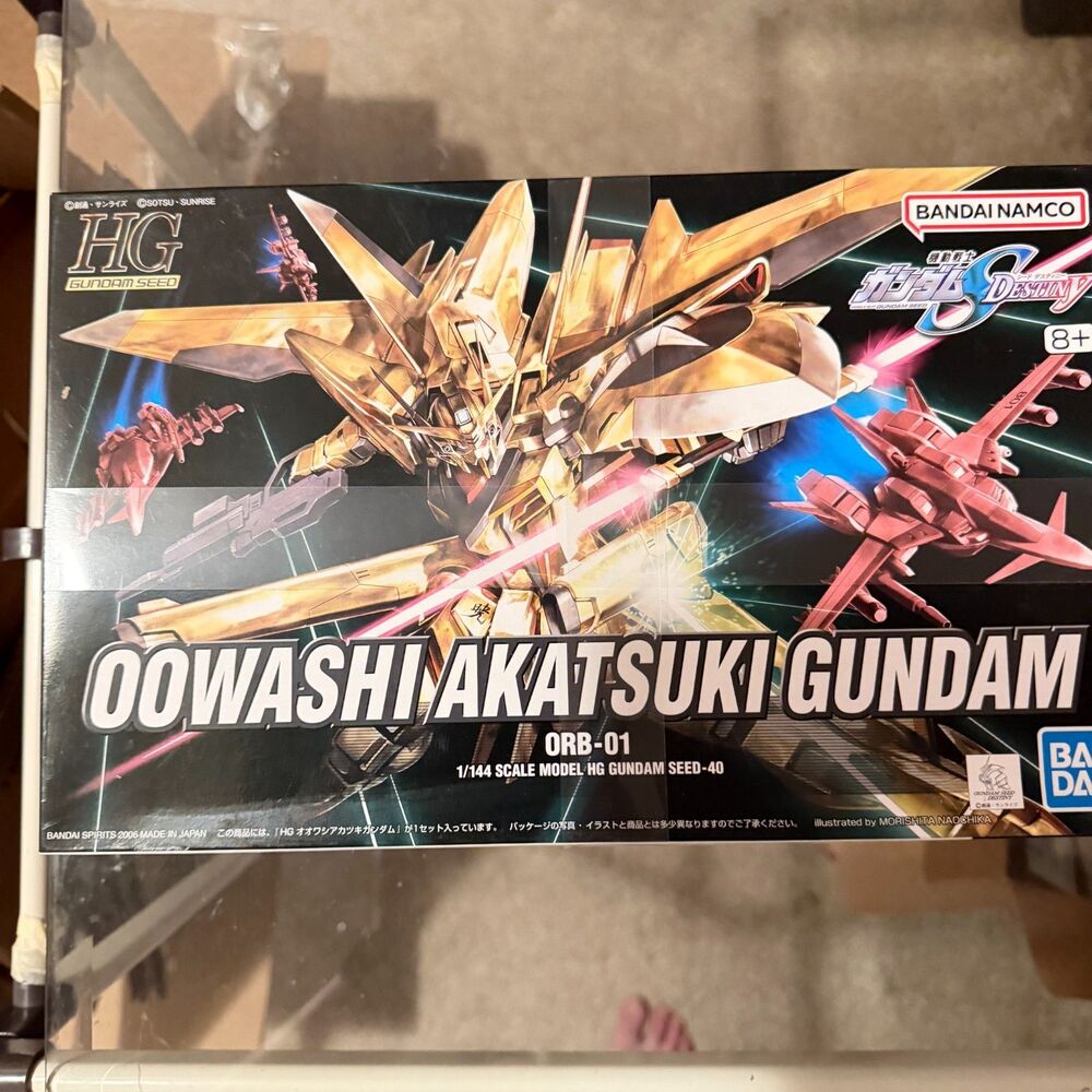 Bandai HG 1/144 ORB-01 Oowashi Akatsuki Gundam Seed Destiny Gundam Model Kit